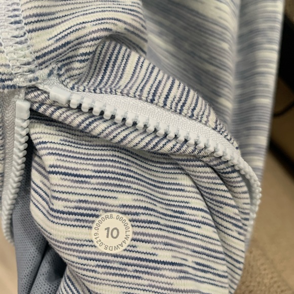 Lululemon Wee Are From Space Sheer Blue Chambray Define Jacket - Picture 6 of 7